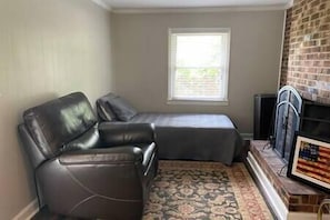 Den with twin bed