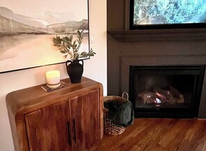 Gas Fireplace/TV