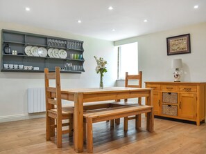 Dining Area | Swift Cottage - East Ridge Farm Holiday Cottages, Staithes, near Saltburn-by-the-Sea