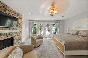 Master Bedroom Suite with beautiful lake views