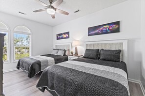 Two Queen Beds in Second Bedroom