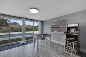 Game Room Leading to Pool