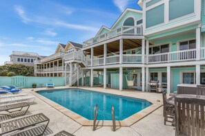 Enjoy a dip in the Private Pool on a warm, summer day!
