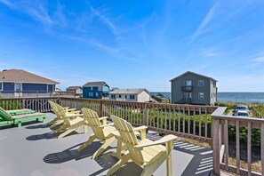 Step out onto the Sun Deck to enjoy an unforgettable ocean sunrise with your morning coffee.