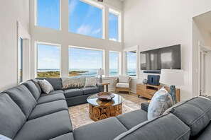 Family Room with Sound Views on Fourth Level