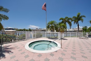 Hot Tub Overlooks the Water