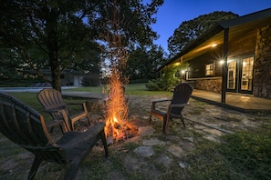 Firepit with the group