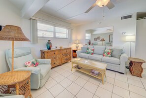 Living Room with Queen Sofa Bed
