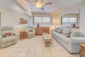 Living Room with Queen Sofa Bed