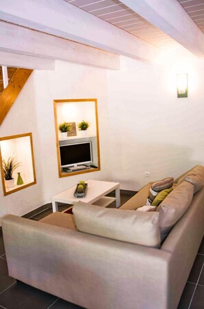 Salon - gîte Vert Olive