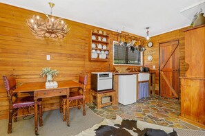 Kitchen and dining area