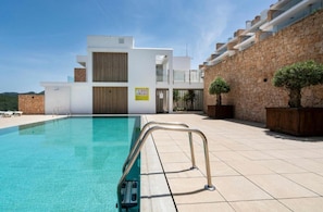 Glorious Ibiza Apartment | Apartment Langris | 2 Bedroom Suite | Private Terrace with Sea View | Shared Pool | Cala Vadella