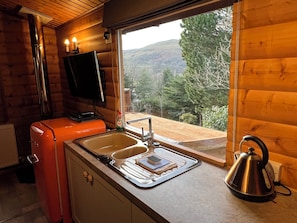 Views from the kitchen landscape window