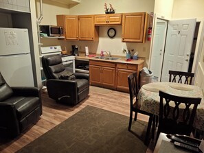 Room 7 Two Bedroom Suite 
Living Room/Kitchen area