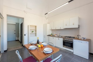 Kitchen and dining area