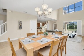 Dining Table With Seating For Eight Guests