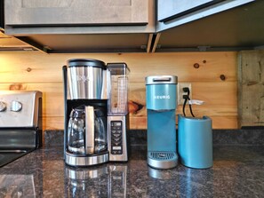 Standard drip and Keurig coffee machine