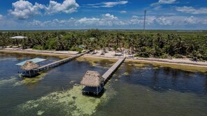 Our Dock and Beach (Right)