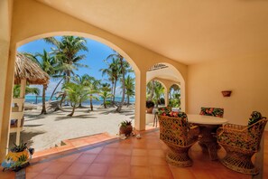 Suite 2A offers direct access to the beach.