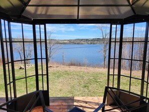 View from the pergola.