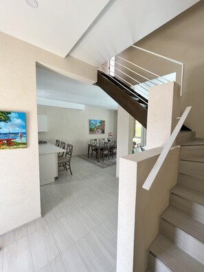 Bedrooms are all upstairs