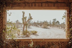 Blick von der Unterkunft