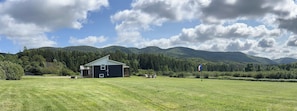 Side view with mountains