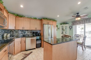 Fully Stocked Kitchen