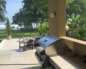 Large gas grill