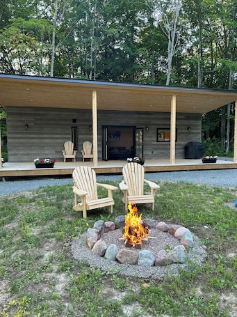 Adirondacks by the fire 🔥