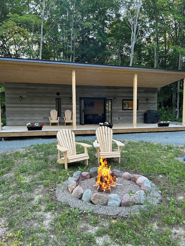 Adirondacks by the fire 🔥