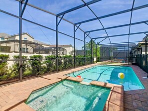 Swim and enjoy with your family at the private pool