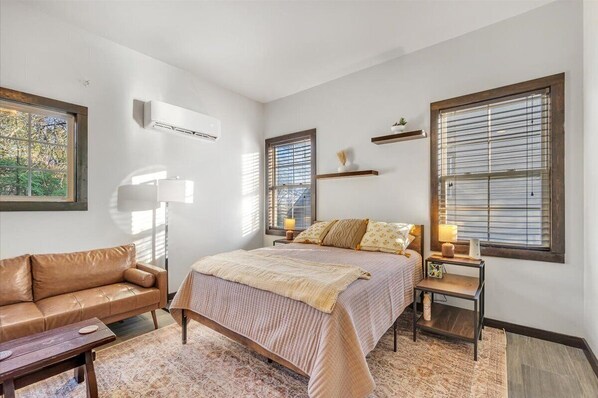 Your bedroom and living room for your nightly, weekend, weekly, or monthly stay!