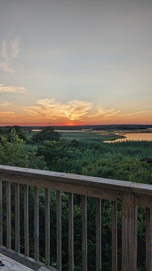 Sunset view off the back deck