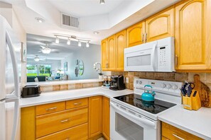Bright and modern kitchen with stylish appliances and plenty of space
