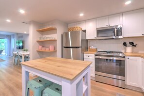Welcome to our fully stocked kitchen
