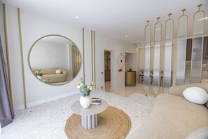 Sittområde i lobbyn