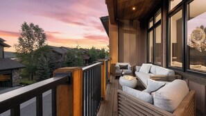 Enjoy the sunset from your cozy patio