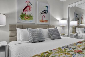 comfortable king-size bed
