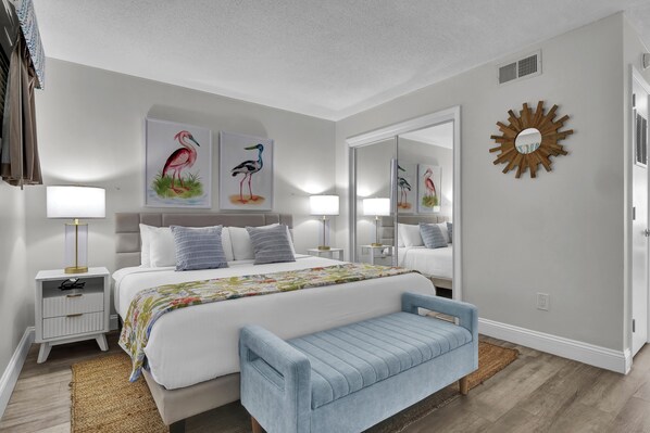 comfortable king-size bed
