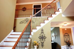 Once you come in through the front door, this is the Foyer. 