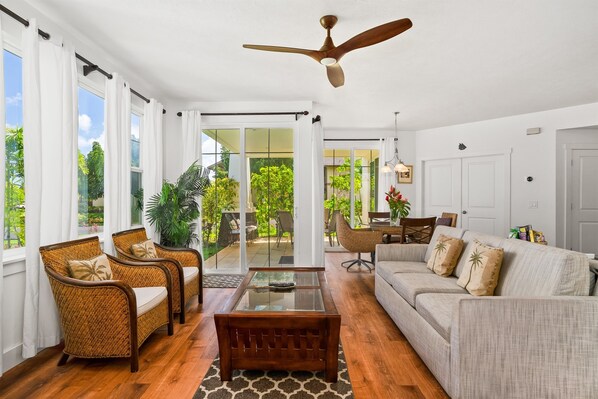 Living Area | Queen Sleeper Sofa