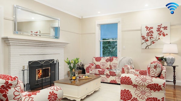 The Foldgarth | Stylish Living Area | Fireplace