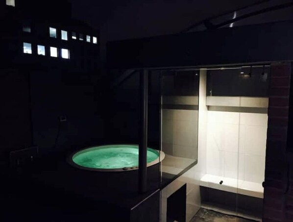 Bubbelpool inomhus