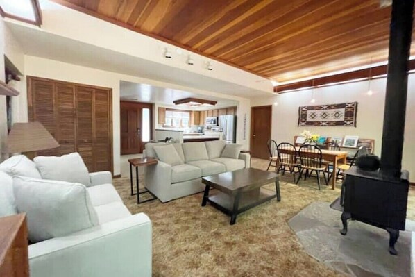 Spacious open plan living area 
