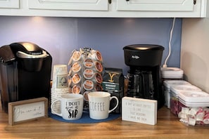 Coffee and/or coffee maker