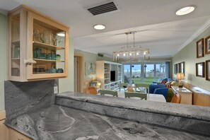 Listen to the waves crash from the kitchen!