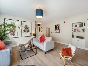 Living area | Station Street Apartment, Cockermouth