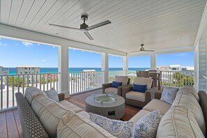 310 Pompano St - Luxury Vacation Rental Beach House with Private Elevator, Pool, and Gulf Views from Rooftop Balcony Deck in Inlet Beach, Florida - Five Star Beach Properties Destin/30A