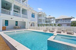 310 Pompano St - Luxury Vacation Rental Beach House with Private Elevator, Pool, and Gulf Views from Rooftop Balcony Deck in Inlet Beach, Florida - Five Star Beach Properties Destin/30A